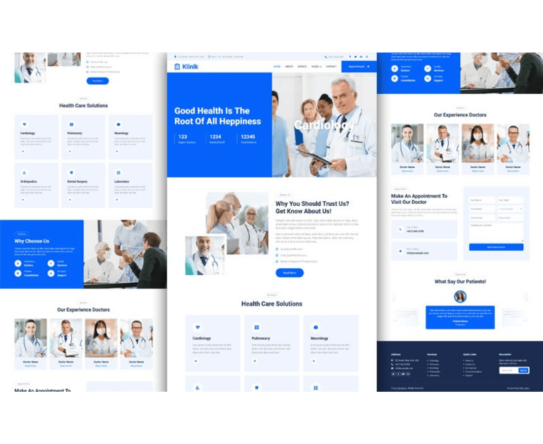 website design in Hyderabad - Healthcare _ Clinic Website Designing's