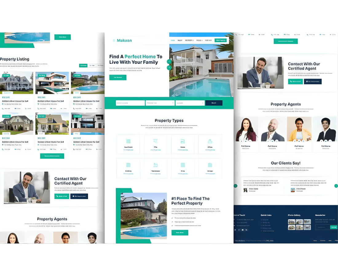 website design in Hyderabad - Real Estate Website Designing's