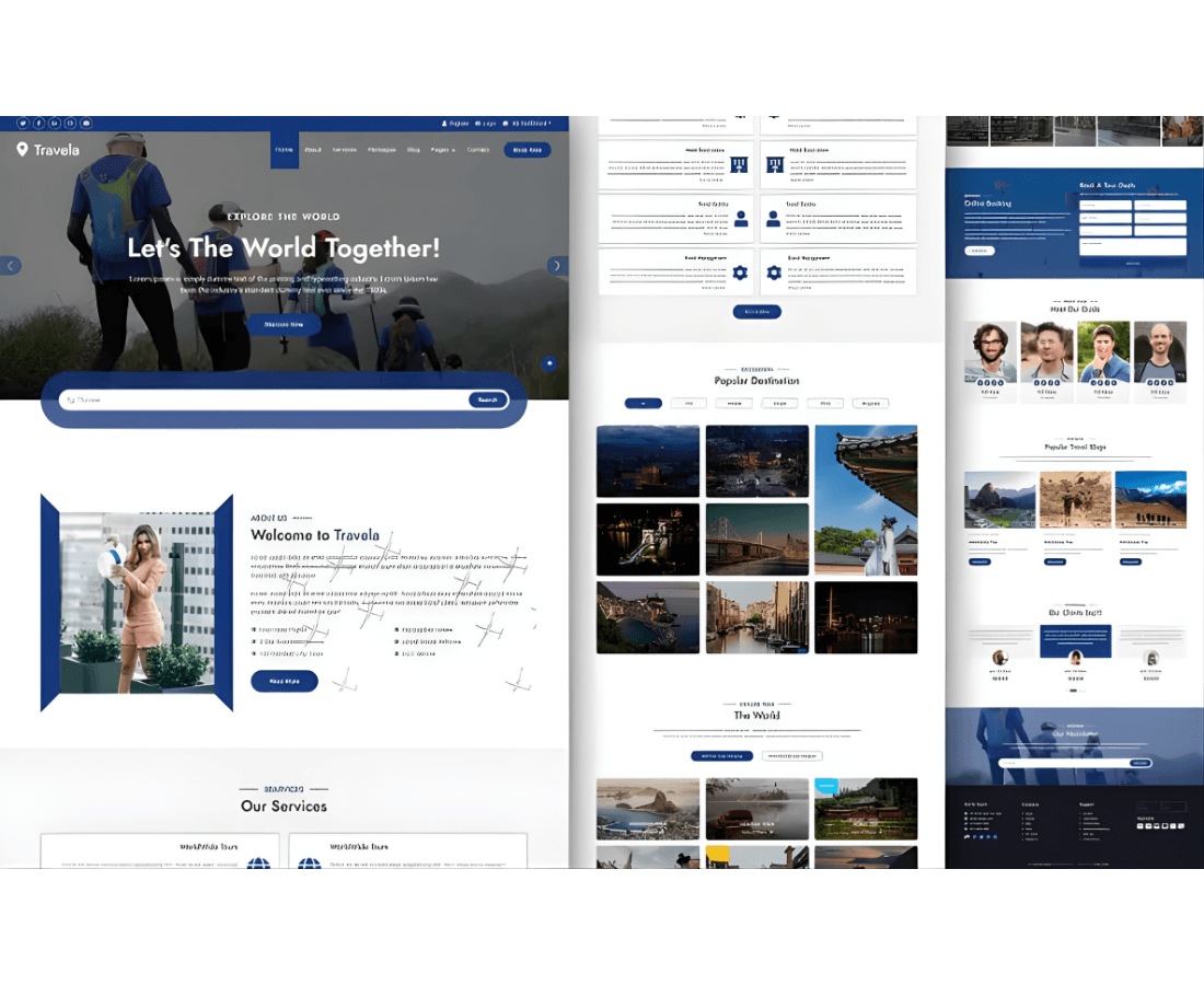 website design in Hyderabad - Travel & Tourism Website Designing's