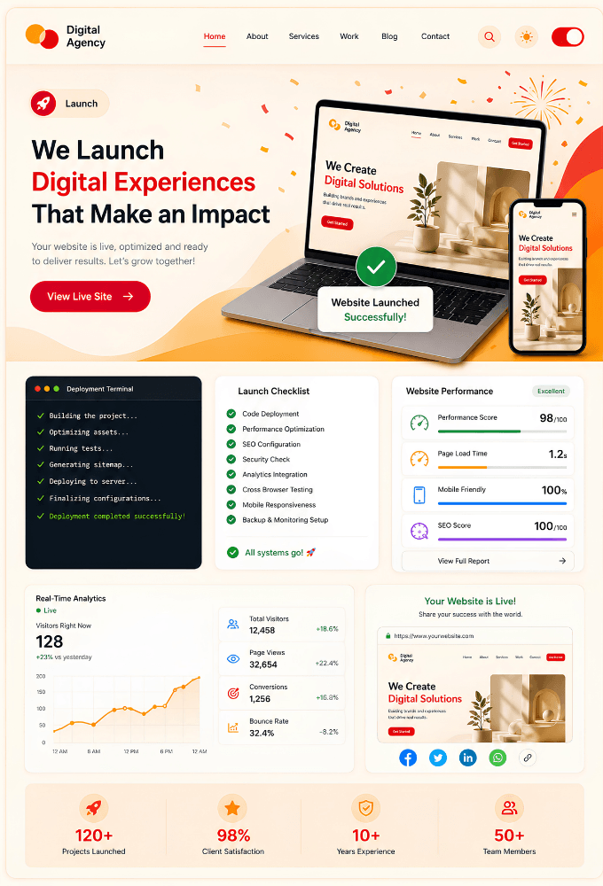 WEBSITE DEVELOPMENT IN HYDERABAD - Launch Digital Lokh