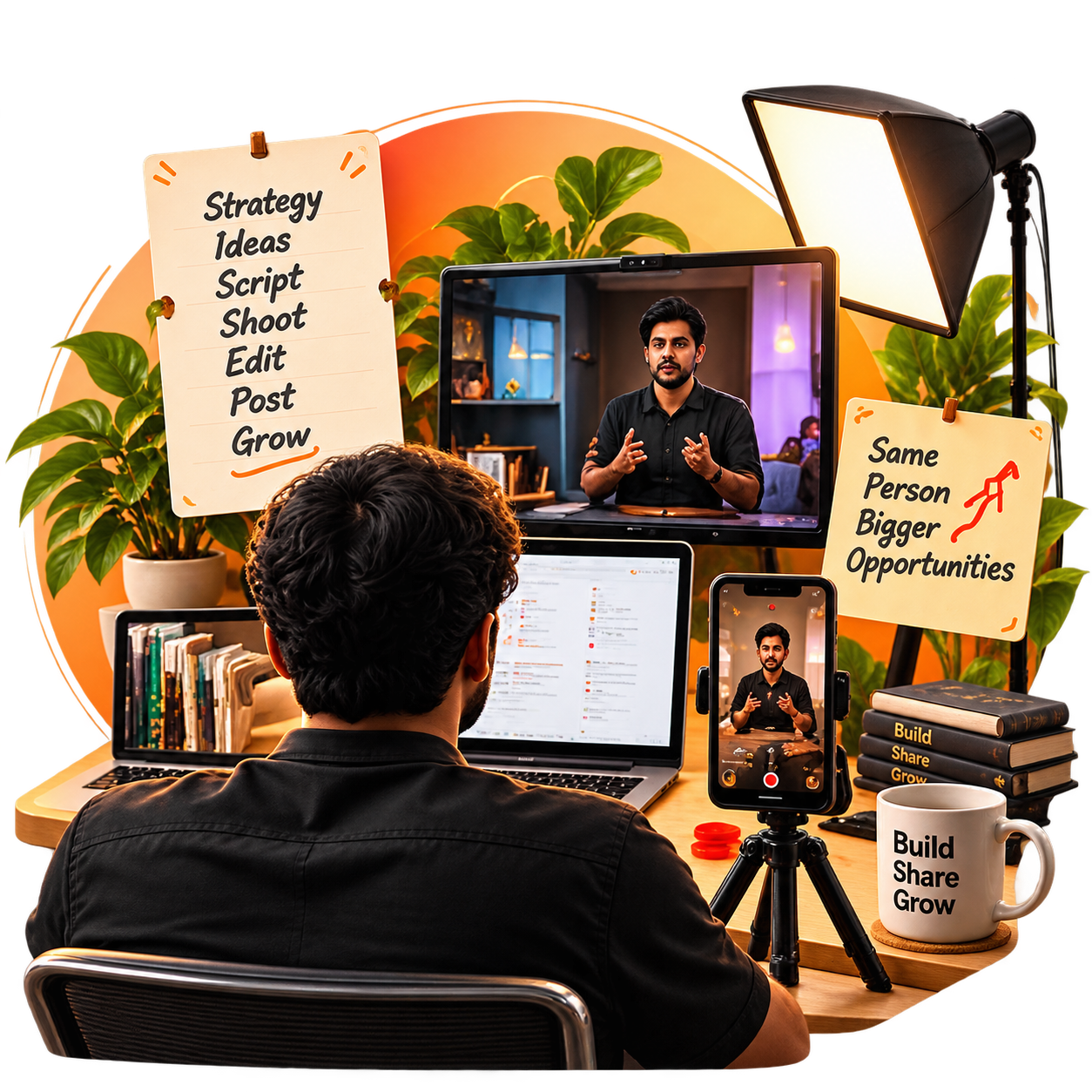 Personal branding strategy, content creation and video production by Digital Lokh in Hyderabad