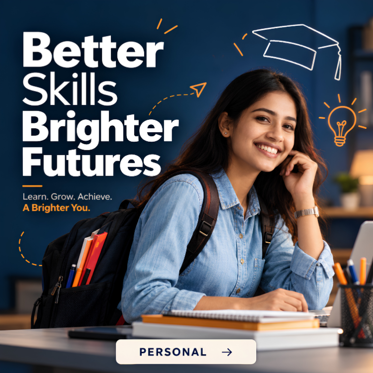 Education and training institute advertising creative design