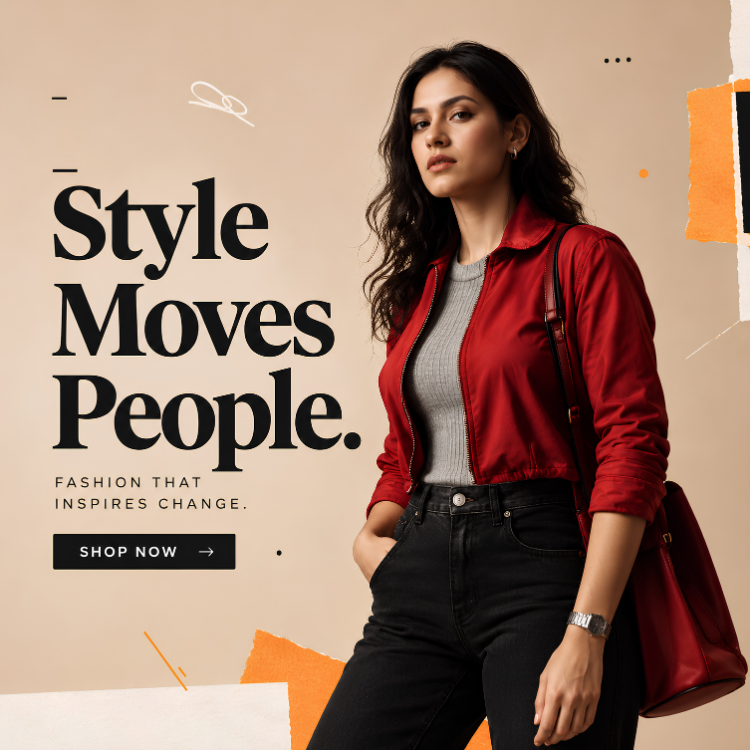 Fashion brand advertising creative design by Digital Lokh