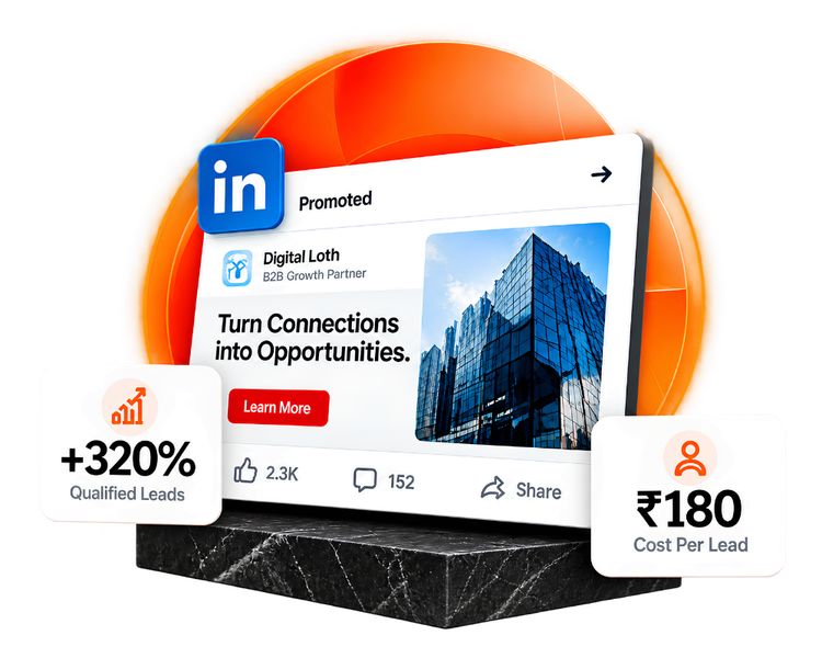 LinkedIn Ads agency in Hyderabad - Digital Lokh B2B advertising and lead generation