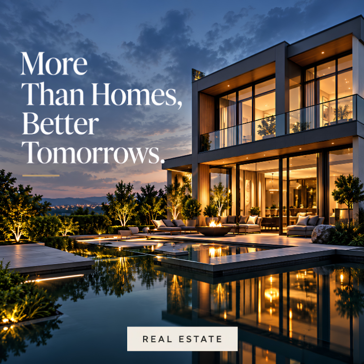 Real estate advertising creative and property campaign design