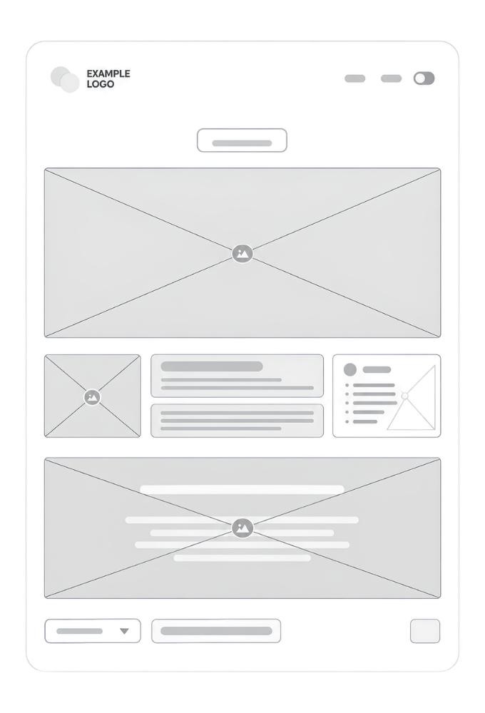 Digital Lokh Website Wireframe