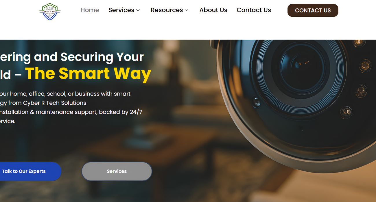 cyber r tech Website Project